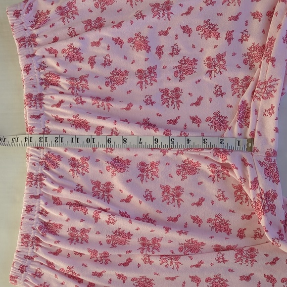Lati Fashions Floral Piping Two Piece Pajama Set XXL Pink - Picture 16 of 16